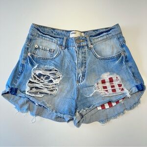 🛍️ 4 for 20$ / Garage Short Shorty Americsn Flag / 1